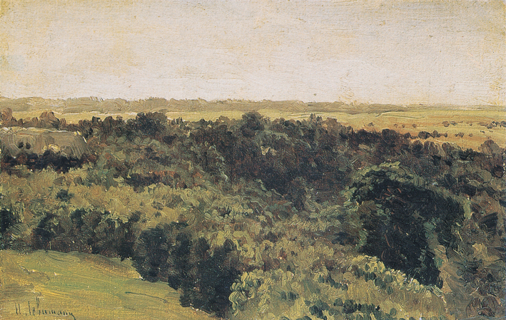  伊萨克·列维坦 Levitan，Isaak Iliich —— 小树林